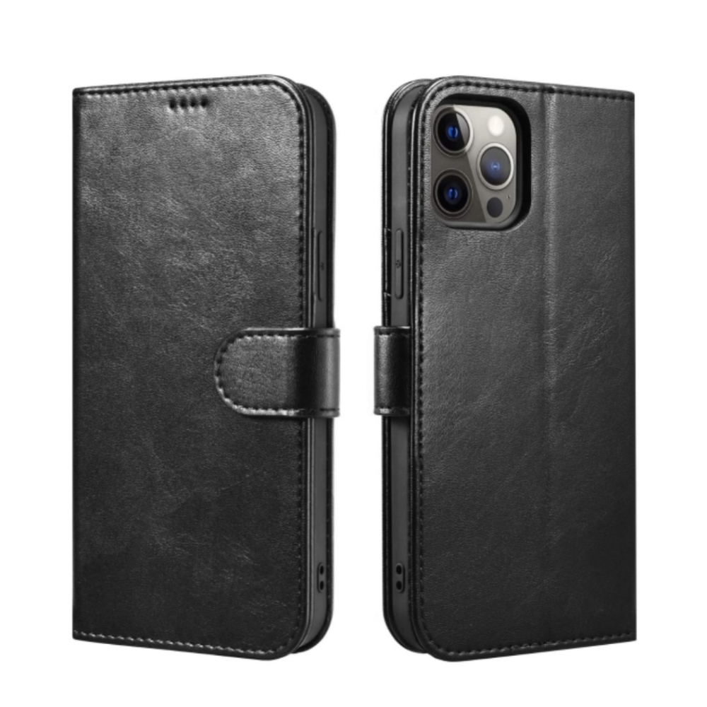 NEW iPhone 12 Pro Max Case 6.7 Leather Flip Stand
